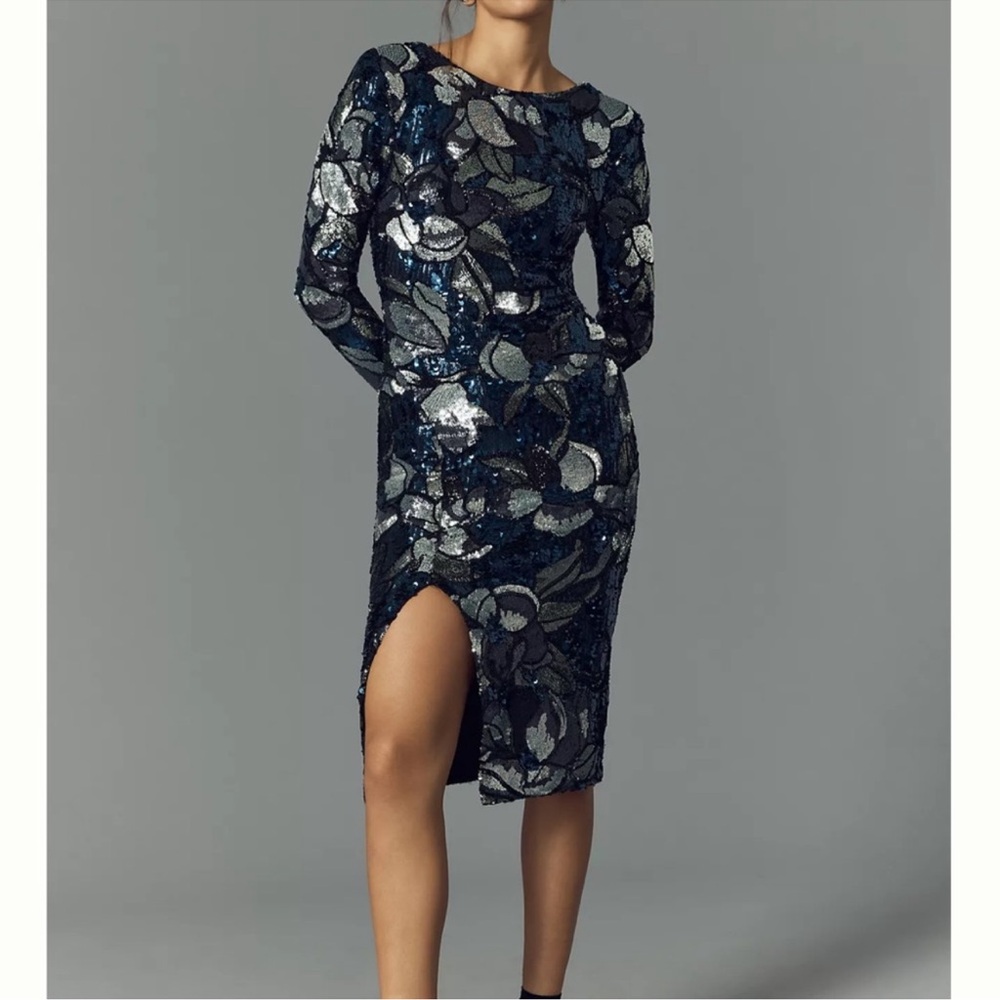 Natalie Elegant Sequin Evening Dress - Picture 4 of 10